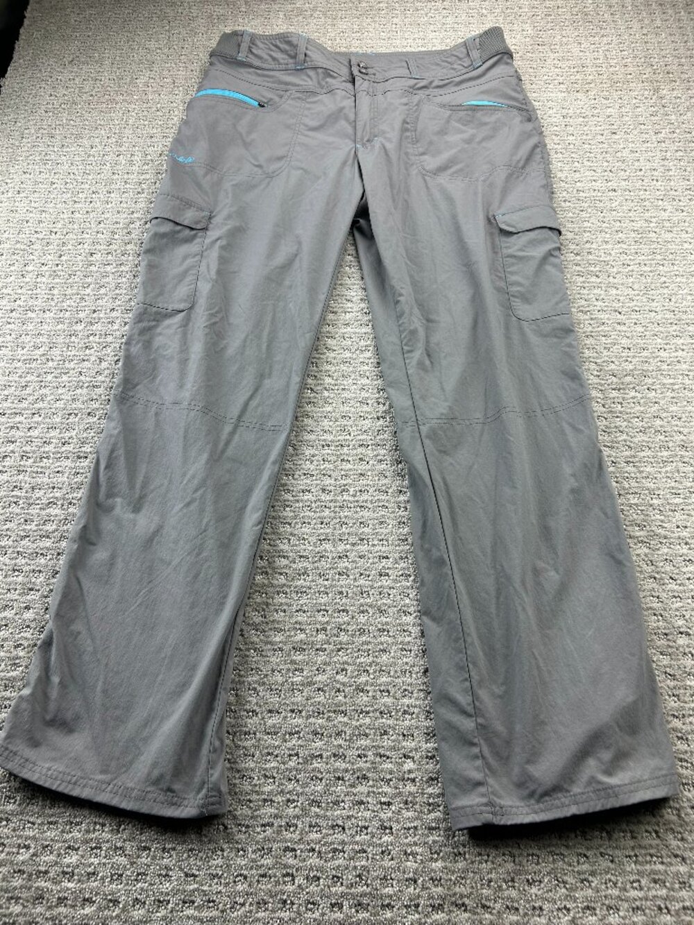 Cabela's XPG Activewear Cargo Pants Women Size 14 Gray Extreme Performance Gear